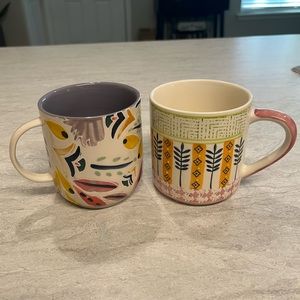 Anthropologie Coffee Mugs
